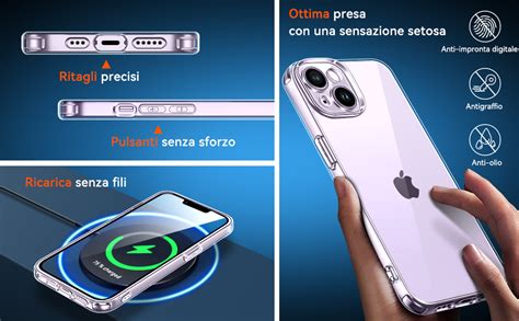 Ivoler In Cover Per Iphone Pollici Con Pezzi Pellicola