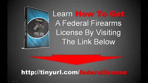 How To Get A Federal Firearms License Ffl Kit Application Apply