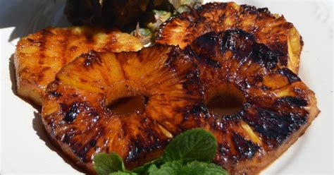 Cinnamon Grilled Pineapple