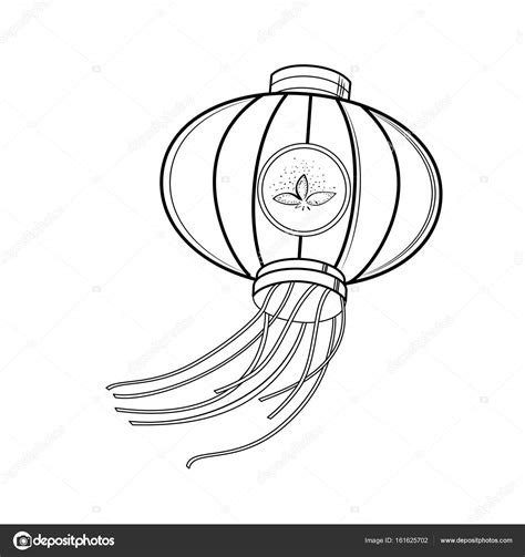 Sketch Chinese Red Lanterns Vector Illustration Eps Stock Vector Image By ©netkoff 161625702