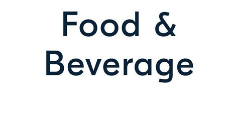 Food And Beverage Logo Logodix