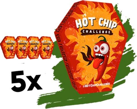 Hot Chip EU Hot Chip Challenge Carolina Reaper Trinidad Scorpion Peper Chip Bol