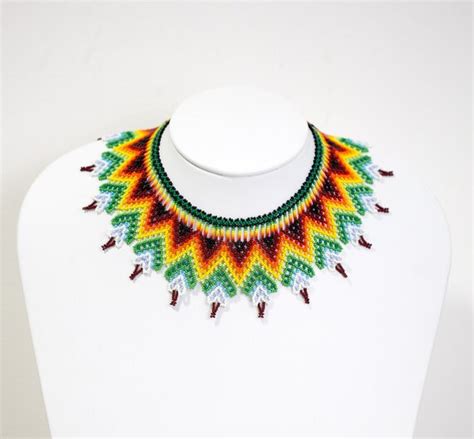 Beautiful Handwoven Embera Necklace For Women Etsy