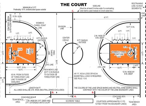 Learning The Rules Of Basketball The Court