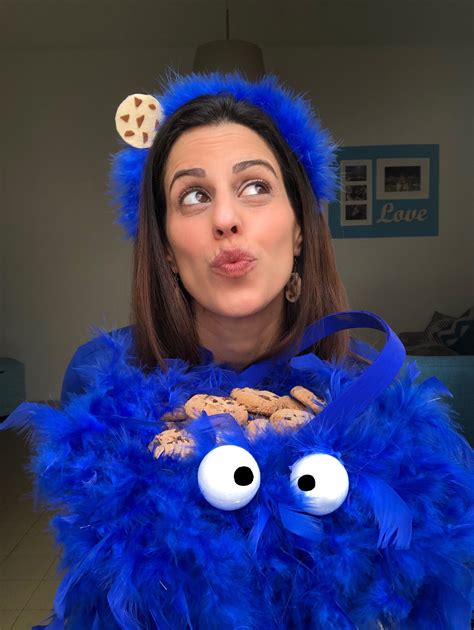 Easy homemade cookie monster costume – Artofit