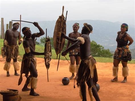 The Zulu Nation Of Africa Known For Stick Fighting Scarification And