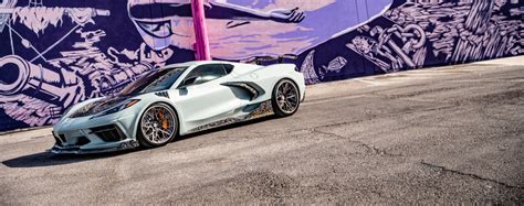 Sema 2022 Vouno Widebody C8 Project Label Motorsports
