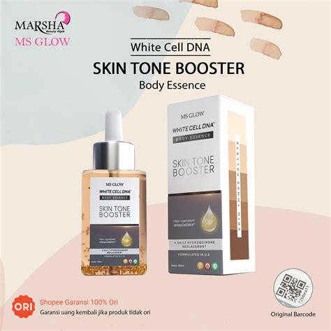 MS GLOW Skin Tone Booster Cell DNA Body Essence Original Lazada Indonesia