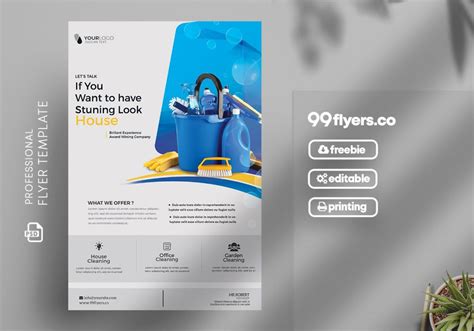 Cleaning Services Flyers Templates Free