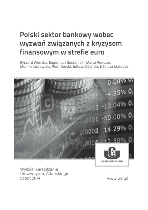 Pdf Polski Sektor Bankowy Wobec Wyzwa Zwi Zanych Z Kryzysem