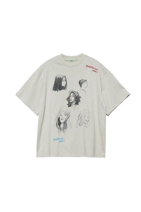 Umamiism Sketch Faces Graphic T Shirt【2024】
