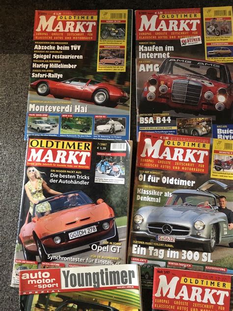 Oldtimer Markt Und Weitere Verschiedene Jahre Alle Hefte Ein Preis Ebay