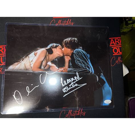 Olivia Hussey Leonard Whiting Signed Romeo Juliet X Kiss