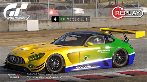 Gran Turismo 7 Corrida Diária C Laguna Seca Mercedes AMG GT3 16