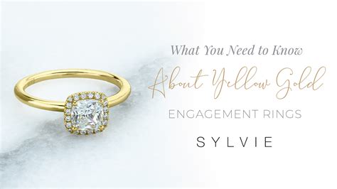 Yellow Gold Engagement Ring Trend