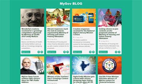 MyGov.in: Narendra Modi urges citizens to see the MyGov website and get ...