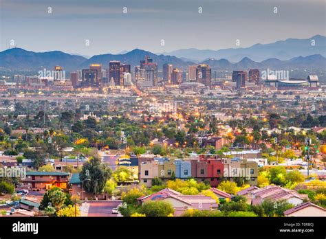 Phoenix arizona skyline hi-res stock photography and images - Alamy