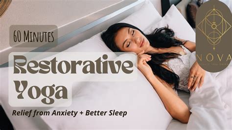 Minute Restorative Yoga Melt Into The Night Yoga For Anxiety