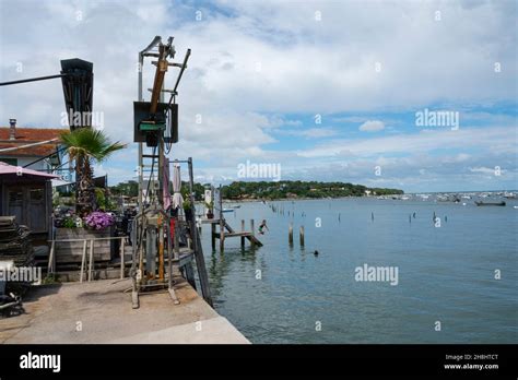 France Gironde Bassin D Arcachon Lege Cap Ferret Oyster Farming