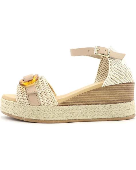 Sandalias De Mujer PITILLOS MODELO 5524 NATURAL