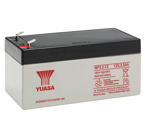 Yuasa NP3 2 12 12V 3Ah Sealed Lead Acid Battery MDS Battery