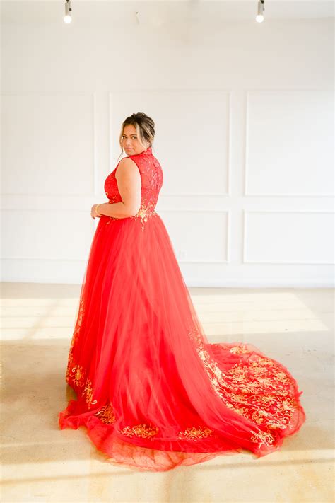 Red Wedding Dress Plus Size Factory Sale Centralcountiesservices Org