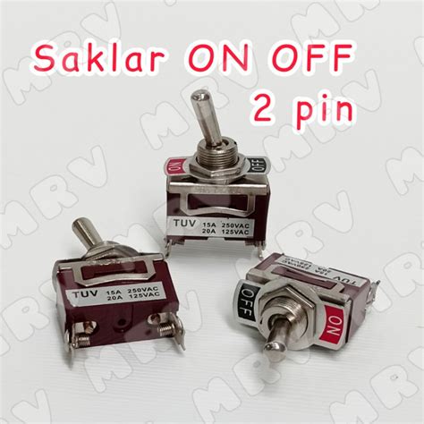 Jual Saklar Pin Switch On Off Besi Pin Shopee Indonesia