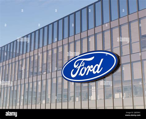 Dearborn, Michigan, USA. May 2, 2022. Editorial Use Only, 3D CGI. Ford ...