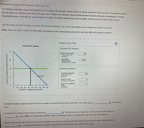 Mework Supply And Demand Theory Ch The Chegg