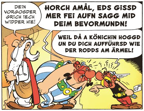 Asterix Auf Oberfr Nkisch Erste Szenen Aus Neuem Band Oberfranken