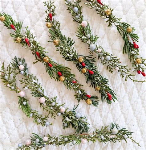 Miniature Christmas Garland Christmas Decor For Dollhouse Etsy