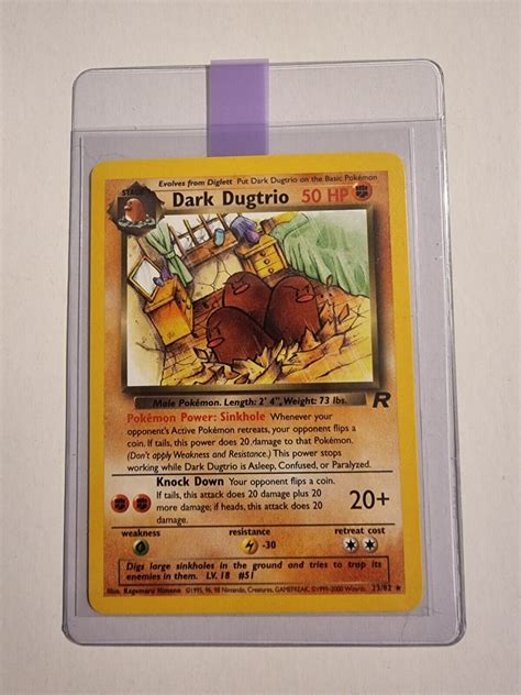 Mavin Dark Dugtrio 23 82 Mint Team Rocket Non Holo Rare Pokemon