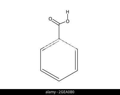 Estructura Qu Mica Del Cido Benzoico Anatom A Del Cido Benzoico