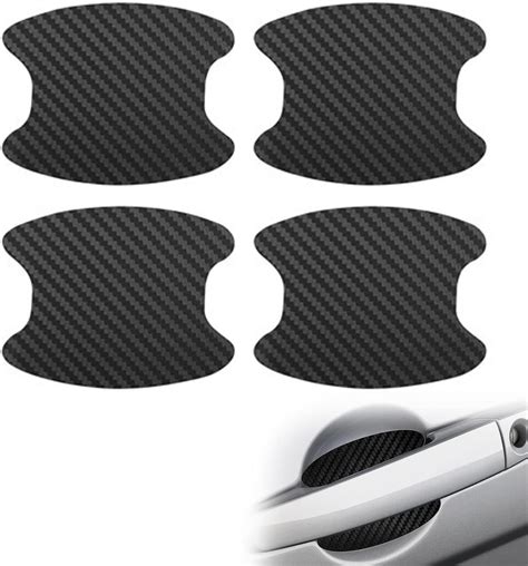 Einesin Pcs Sticker Carbon Fiber Anti Scratches Car Door Cup