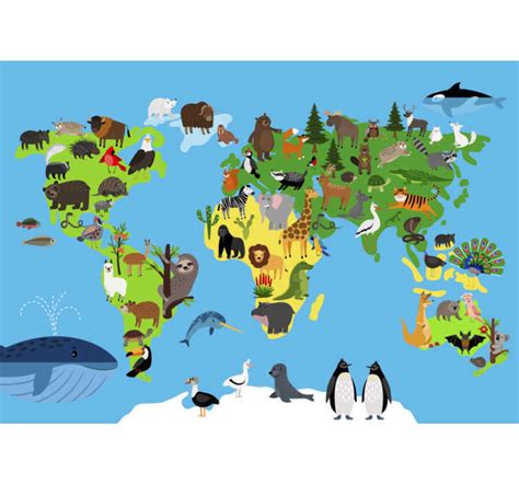 Décrypter 89 imagen carte du monde animaux fr thptnganamst edu vn