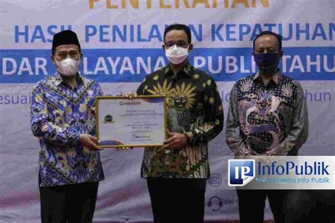 InfoPublik Pemprov DKI Raih Predikat Kepatuhan Tinggi Standar