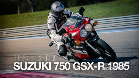 Test Retro Suzuki Gsx R 750 1985 Le Fantasme Youtube