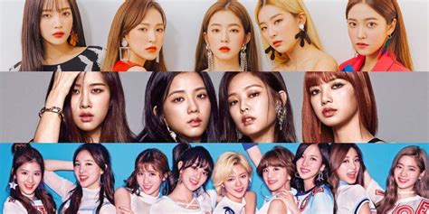 Red Velvet Blackpink Y Twice Son Las Girl Bands Más Famosas Del Mes De