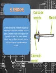 expocicion de remaches ppt Un remache o roblón es un elemento de