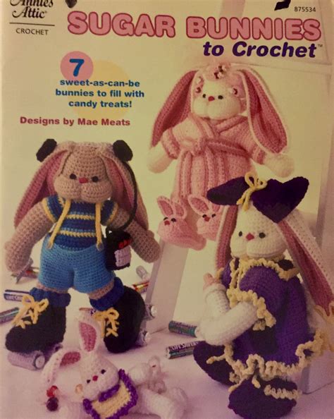 Sugar Bunnies To Crochet Pattern Book Annie S Attic Designed By