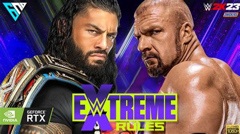 Witness The Epic Clash Roman Reigns Vs Triple H Extreme Rules Match