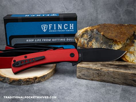 Finch Halo Red Head - C. Risner Cutlery LLC