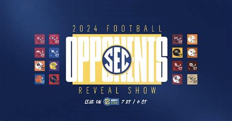 Sec Releases 2024 Conference Schedule Lsu Hosting Oklahoma