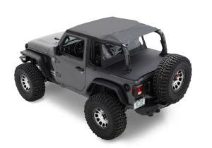 Bestop Header Safari Bikini Top For 18 23 Jeep Wrangler JL 2 Door 5260735