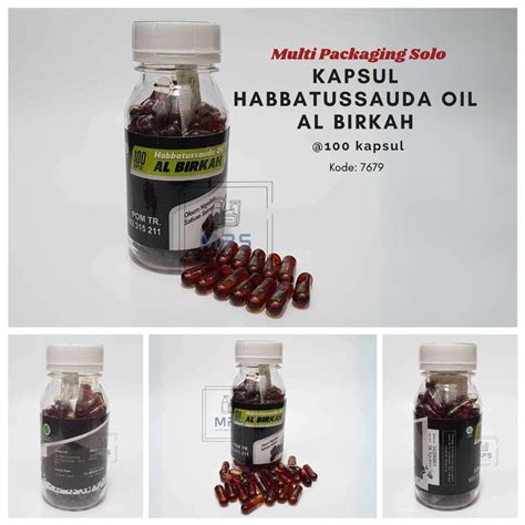 Jual ALBIRKAH Habatussauda Oil 100 Kapsul Habatussauda Oil 100