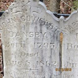 John Cowsert Dansby 1795 1862 Mémorial Find a Grave