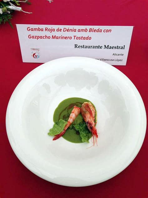 Maestral Gana El VI Concurso Internacional Cocina Creativa De La Gamba