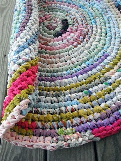 How To Start A Round Crochet Rag Rug Barry Morrises Coloring Pages