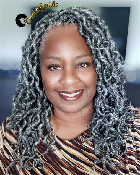 Crochet Boholocs Faux Locs Hairstyles Grey Hair Braids Crochet Braids Hairstyles