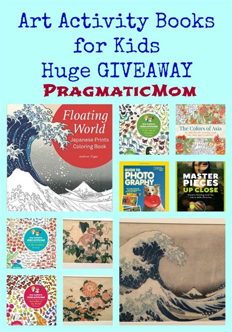 Art Activity Books For Kids Huge Giveaway Pragmatic Mom